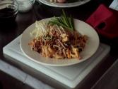 Cooking Thai Stir Fried Noodles, Phad Thai